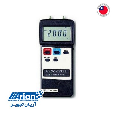  فروش ویژه  دستگاه مانو متر و فشار سنج تفاضلی 2000 میلی بار لترون مدل LUTRON PM-9100